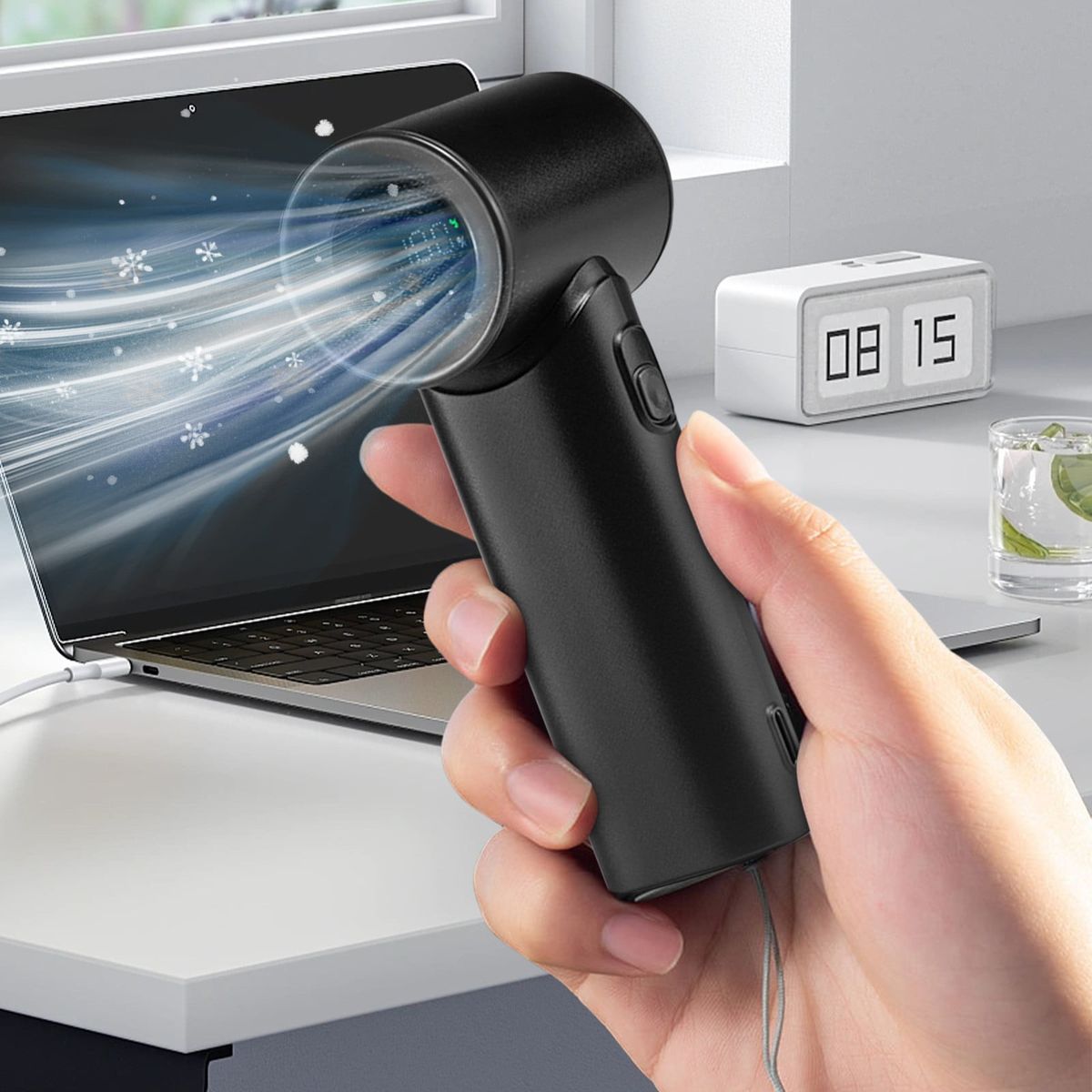 Portable Handheld Fan with Adjustable